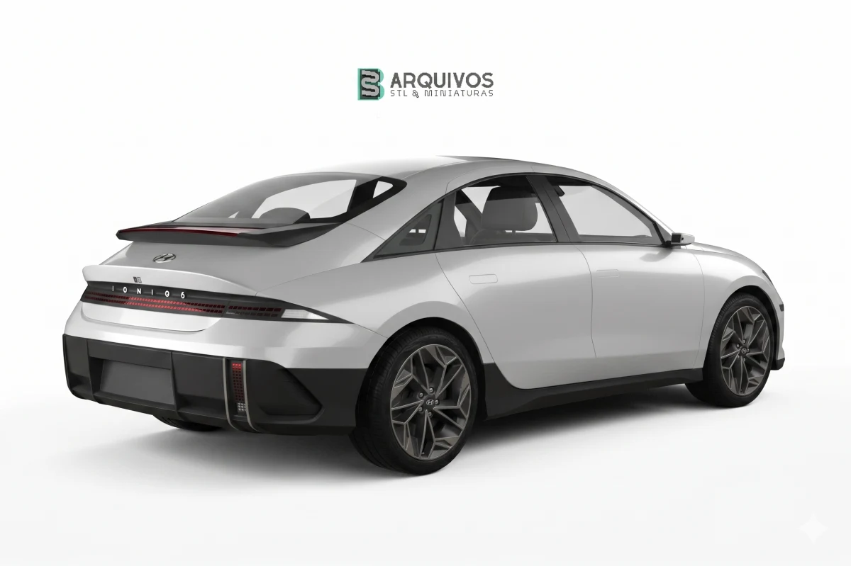 Modelo 3D STL - Hyundai Ioniq 6 2023 — foto 4